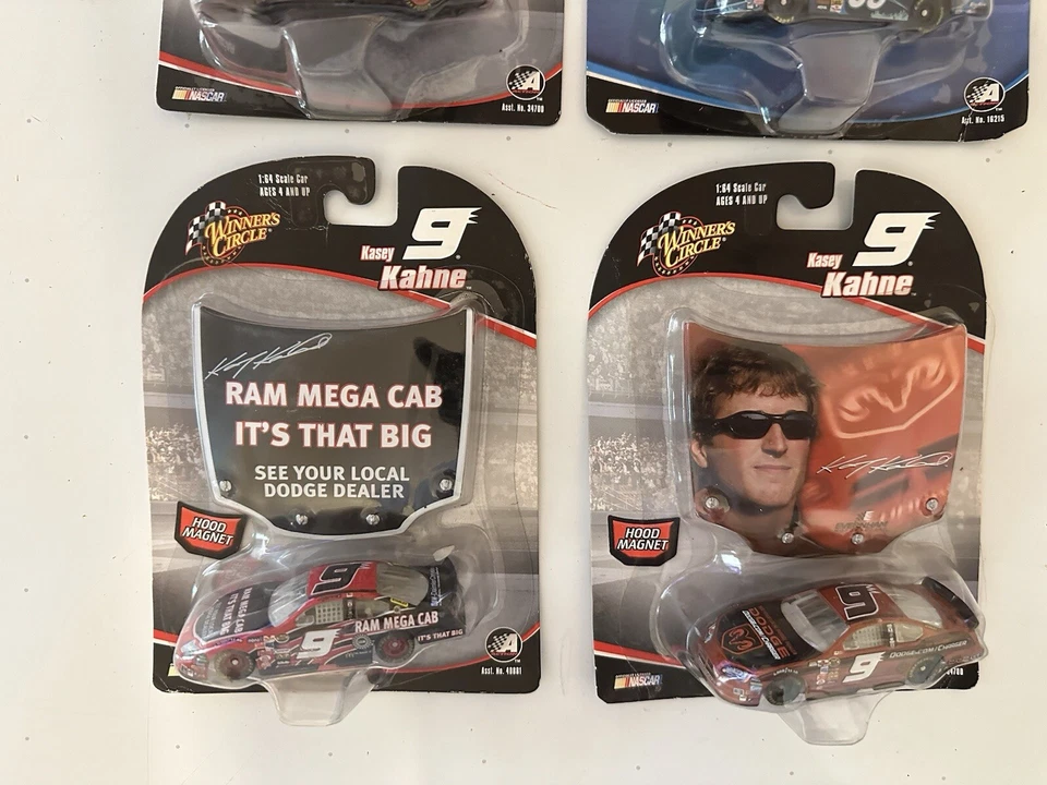 4 car WC KASEY KAHNE 1/64 diecast car lot Great Clips Shark Tale, Ram Mega Cab - Image 3 of 4