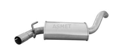 Asmet Center Muffler Middle Silencer For VW Golf 3 Vento 1.8 ABS ADZ 1.9TD AAZ
