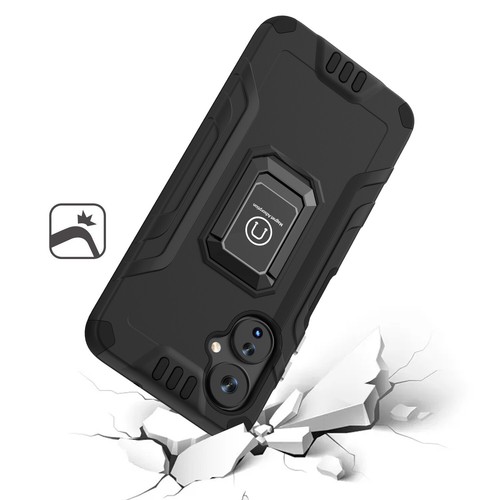 For Boost Celero 3 Plus 2024 (7.0") Hybrid Ring Kickstand Shockproof Case Cover - 第 6/41 張圖片