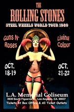 Rolling Stones  Concert Poster 12"x18" FREE SHIPPING