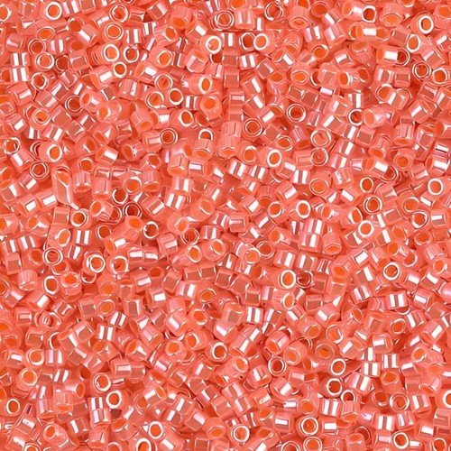 Miyuki Delica Seed Beads Size 11/0, Peachy Salmon Collection DB206 DB235 DB1533 - Picture 2 of 5