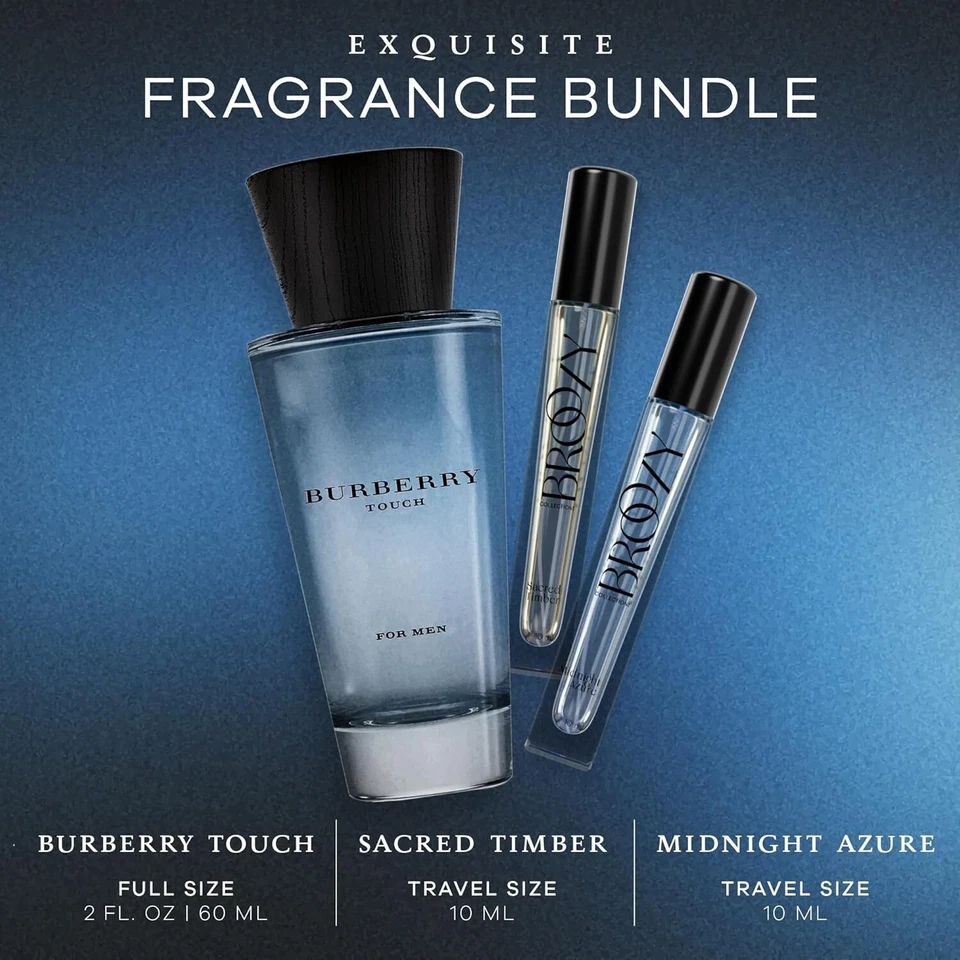BURBERRY Touch мужчин туалетная вода (100 мл) + 2 путешествий духи * новый в коробке * мужской парфюмерный набор - Изображение 2 из 4