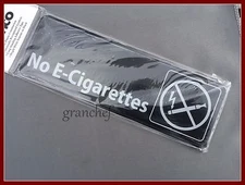 Information Sign ~ No Smoking E-CIG ~ Durable  ~ Easy Hanging ~ New !