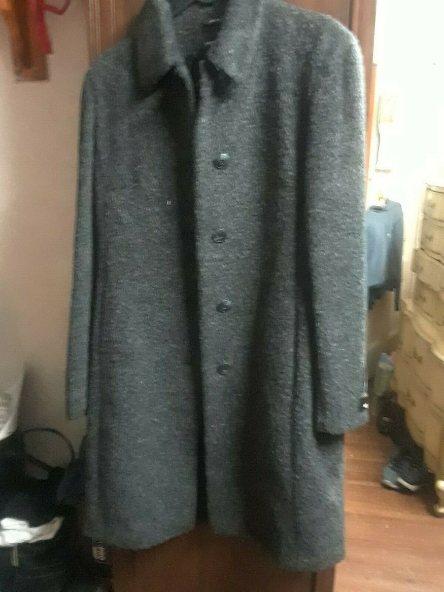 YOKE ALPACA WOOL LONG STOLE ネイビー YOKE 7G ALPACA CARDIGAN RIB STITCH KNIT