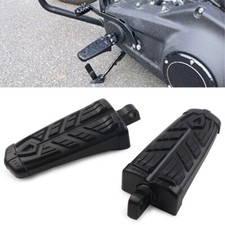 Pedane poggiapiedi poggiapiedi 10 mm attacco maschio stile adatto Harley Davidson nero