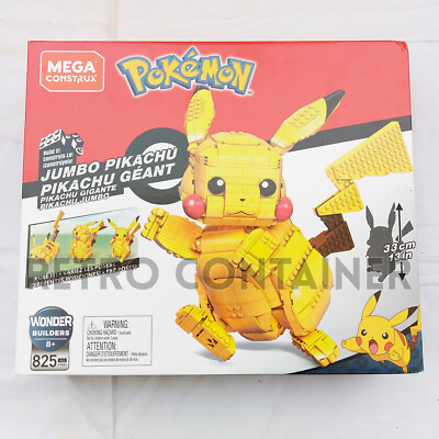 Pokemon - Pikachu Mega Construx Giant Set 33 cm Jumbo - NEU Sealed MISB