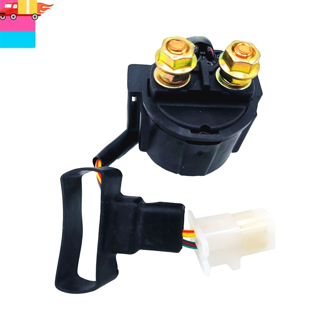 Headlight Assemblies For 2000 Chevrolet C6500 Kodiak Relay Solenoid For Yamaha Kodiak 400 4WD YFM400 1993-2000 & 2WD 2000 Models Yamaha Kodiak Relay - Foto 2