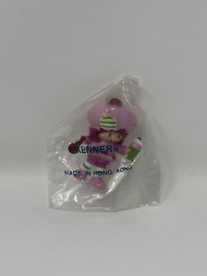 Strawberry Shortcake RASPBERRY TART W/ ICE CREAM PVC Mini Figure 1981 NOS SEALED