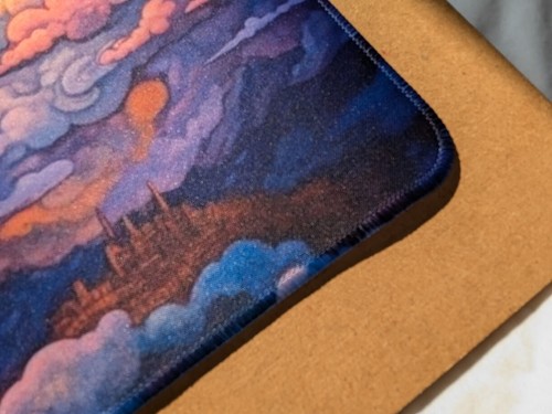 Castle With Swirling Clouds Sky - XL Gaming Mouse Pad Desk Mat 60 x 30cm - New A - Bild 3 von 7