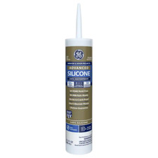 Advanced Silicone 2 Caulk 10.1 Oz Window and Door Sealant Clear