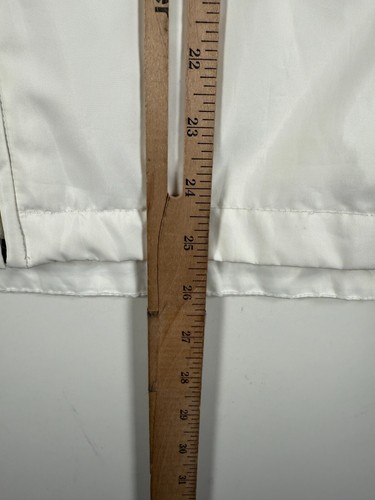 Vtg Nike Kids Unisex Full Zip Mockneck Swoosh Windbreaker Jacket White Sz M 8-10 - Picture 8 of 13