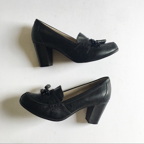 tassel loafer heels