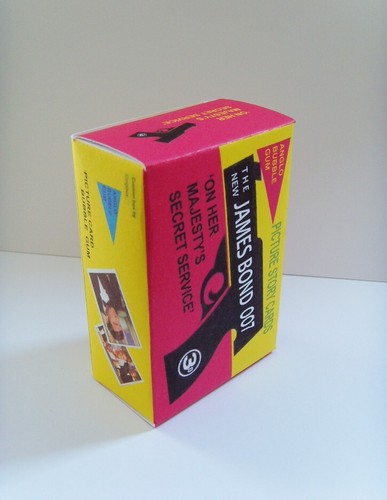 ON HER MAJESTY'S SECRET SERVICE - Anglo Cards - custom gum cards display box. - Picture 3 of 4