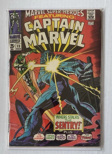 MARVEL SUPER-HEROES #13 4.5 VG+ 1968 1ST APPEARANCE CAROL DANVERS 2nd Captain