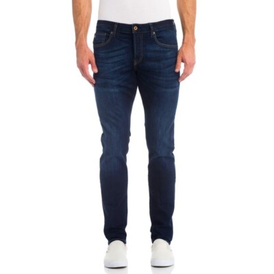 Scotch & Soda L84206 Mens Dark Blue Ralston Beaten Back Slim Jeans Size 29x32