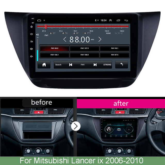 9" Android 8.1 2Din Stereo Radio GPS Head Unit for Mitsubishi Lancer ix 200610 eBay