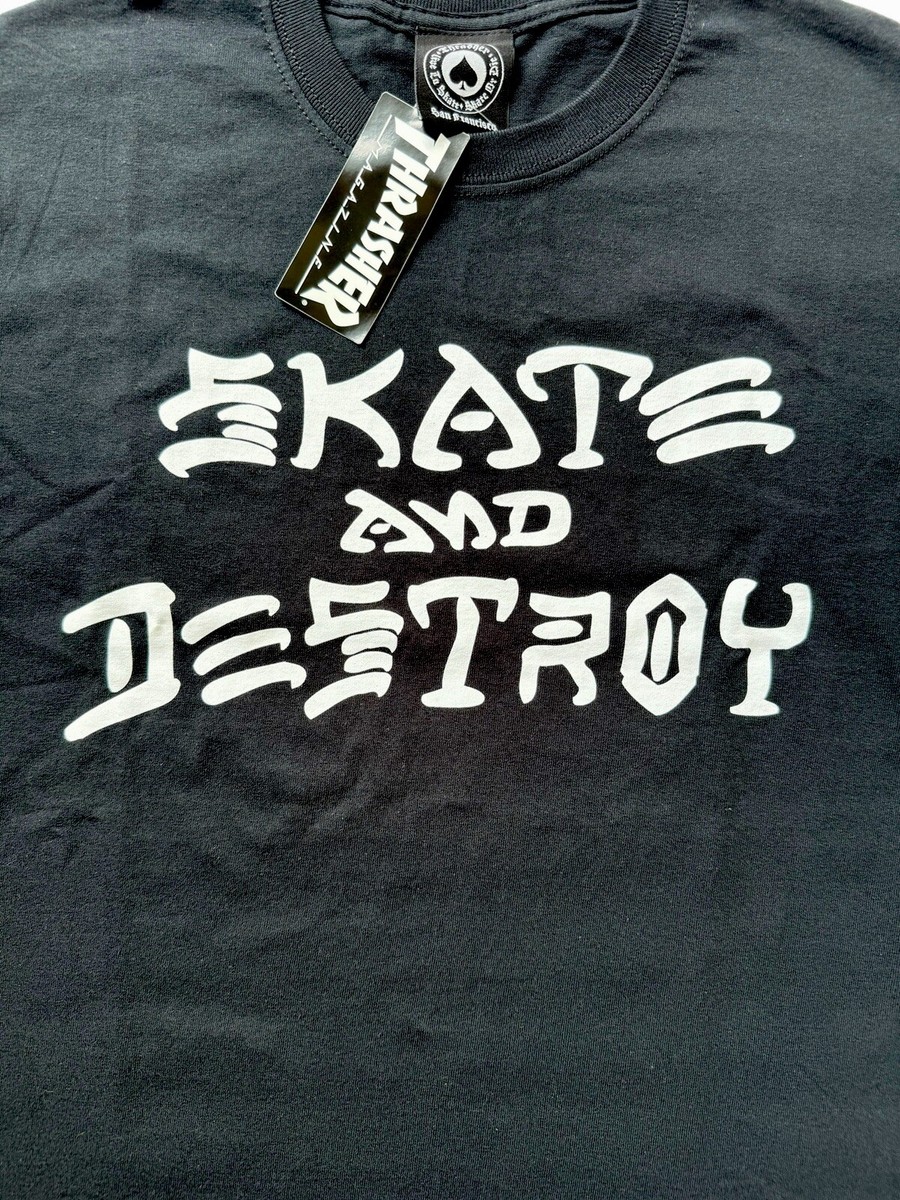 Skate and Destroy Shirt Mens Medium Thrasher Skateboard