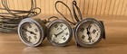 Vintage Boat Gauges w/oil temp Sea Water Temp & amp gauges