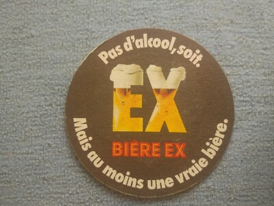 Biere EX Feldschlosschen Swiss coaster / beer mat vintage FREE SHIPPING