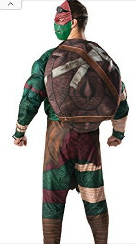 Rubie's Costume Men's Rafael Medium TMNT Movie Deluxe Adult Muscle Stuffable - Picture 2 of 8