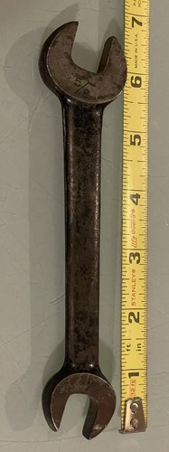 Antique Armstrong 5/8 & 9/16 Inch Open Ended Wrench #727- Made in USA - Picture 8 of 8