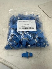 Qty=100, SM-SC/UPC Simplex Adapter with flange Blue