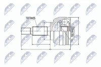 NTY Gelenksatz, Antriebswelle NPZ-RE-017 FüR Renault