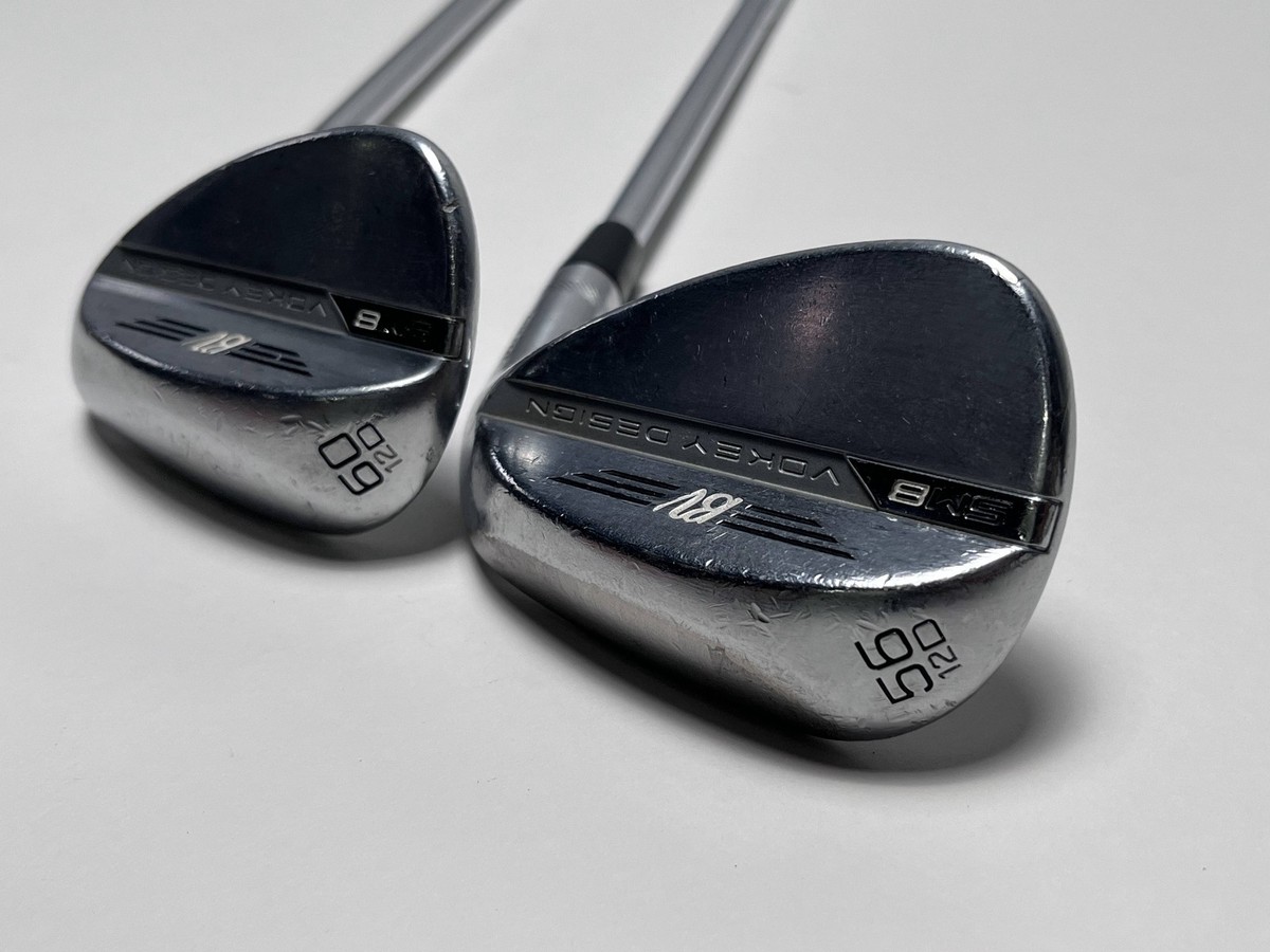 Titleist Vokey SM8 Tour Chrome Wedge Set 56* 12 | 60* 12 Wedge