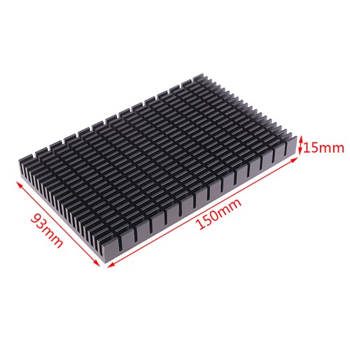 150*93*15MM Heating Panel Heat sink Aluminum Heatsink Plate Black Radiator.yp - Afbeelding 11 van 12
