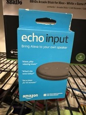 Amazon Echo Input Voice Control Speakers - Black - Sealed
