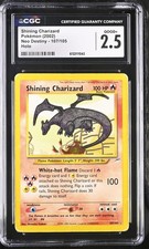 CGC 2.5 Shining Charizard 107/105 Holo Neo Destiny Graded Pokemon Card on eBay