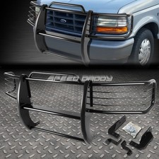 For 92-97 Ford F150-f350 Pickup Black Coated Mild Steel Front Grill Frame Guard For 92-97 Ford F150-f350 Pickup Black Coated Mild Steel Front Grill Frame Guard