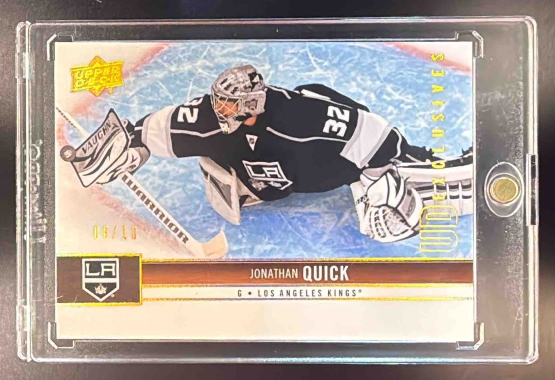 2012 Upper Deck Jonathan Quick UD Exclusives Spectrum /10 #79 Kings