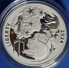 2024 Liberty and Britannia Silver Medal 1 oz OGP with COA