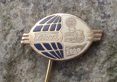 Vintage Tatra Smichov CKD Prague 2000 Trams Manufactured Pin Badge