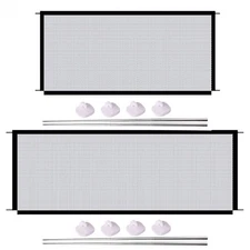 Baby Safety Gate Retractable Pet Dog Cat Barrier Separation Guard Isolated Fence