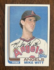 1982 Topps - MIKE WITT #744 (RC) - California Angels - NMMT