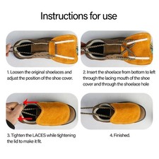 Adjustable Leather Welding Shoe Guard Providing Heat Protective and Comfort 2pcs