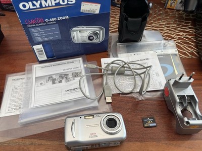   Olympus CAMEDIA C-480 Zoom Digitalkamera 4 Megapixel OVP komplett Vintage  