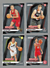 Lot of (4) 2024-25 Panini Prizm Monopoly RC's Clingan, Tyson, Risacher, Williams