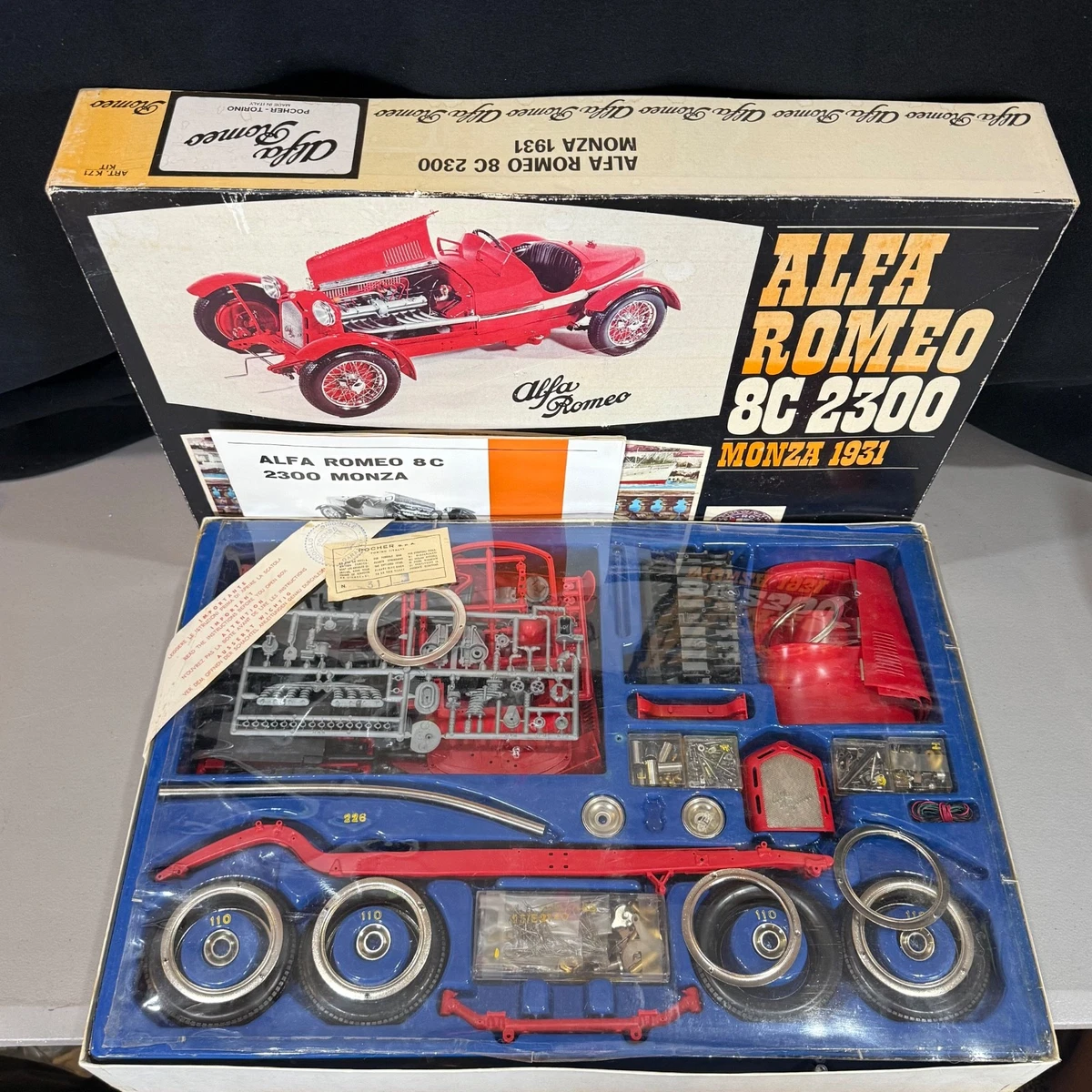 Pocher 1:8 Pezzi K78 Per Alfa Romeo 8C 2300 Monza – Muletto 156 K10
