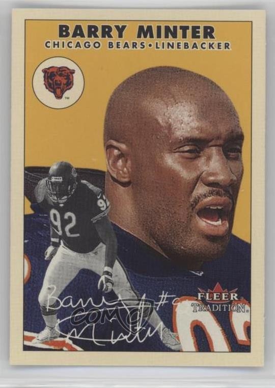2000 Fleer Tradition Glossy Barry Minter #66 0q3