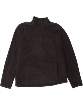 L.L.BEAN Damen Fleecejacke UK 16 Large schwarz Polyester CV45