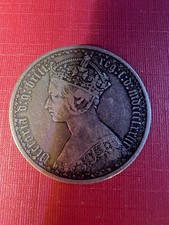 1873 Gothic Florin – Victoria – Silver Coin – Roman Numeral Date