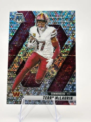 2025 Panini Mosaic Terry McLaurin No Huddle Disco Prizm #182 Commanders