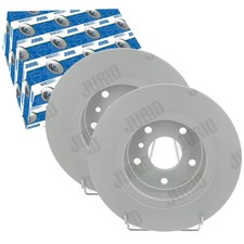 2X JURID BREMSSCHEIBEN HINTEN 304mm VOLL PASSEND FÜR LAND ROVER DISCOVERY RANGE