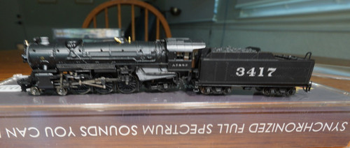 Broadway Limited 6223 escala N ATSF Heavy Pacific 4-6-2 #3417 CCC y sonido | Condition: Used