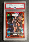 2023-24 Panini Prizm Victor Wembanyama RC Red Ice PSA 10 Gem Mint #136 Spurs