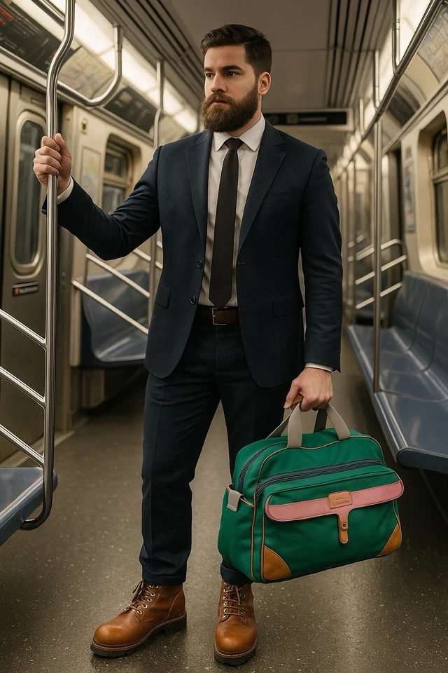 Botas de trabajo aisladas de cuero bisonte vintage 10,5 - estilo leñador de alta resistencia EE. UU. Foto 2 de 4