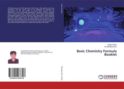 Basic Chemistry Formula Booklet | Yogesh Bhola | 2019 | englisch